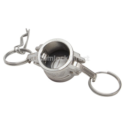 Stainless Steel 3/4" Camlock Female Dust Cap