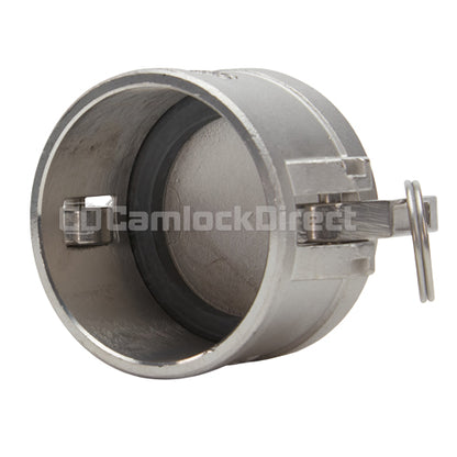 Stainless Steel 2 1/2" Camlock Female Dust Cap