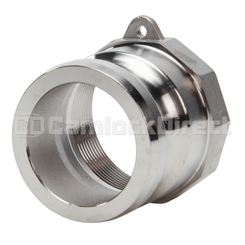 Stainless Steel 2" Male Camlock x 2" Female NPT