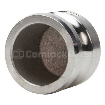 Stainless Steel 1 1/4" Camlock Male Dust Plug