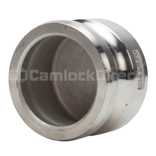 Stainless Steel 2 1/2" Camlock Male Dust Plug