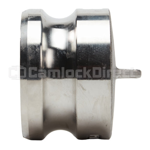 Stainless Steel 2 1/2" Camlock Male Dust Plug