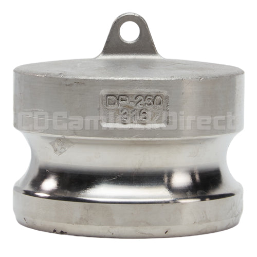 Stainless Steel 2 1/2" Camlock Male Dust Plug