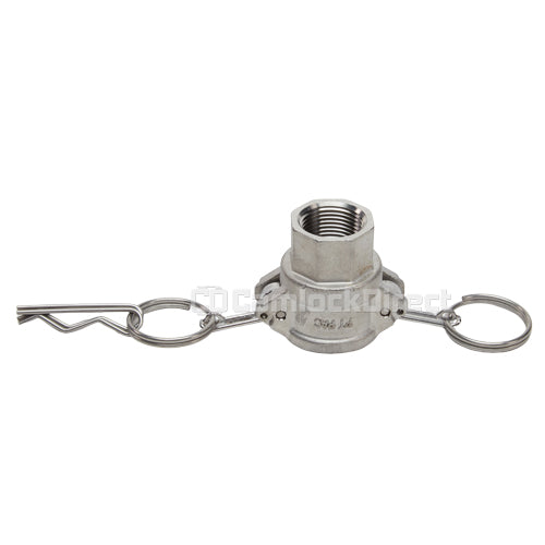 Stainless Steel 3/4" Female Camlock x 3/4" Female NPT