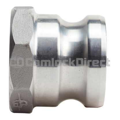 Aluminum 2" Male Camlock x 1 1/2" Female NPT (USA)