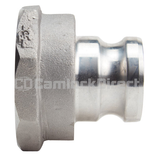 Aluminum 2" Male Camlock x 3" Female NPT