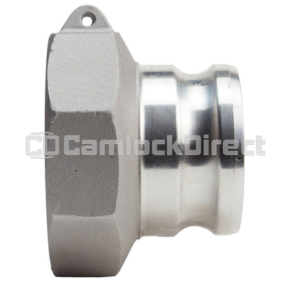 Aluminum 3" Male Camlock x 4" Female NPT