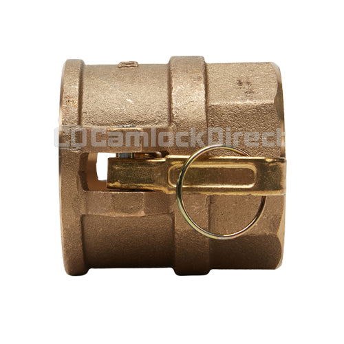 Brass 4" Female Camlock x 3" Female NPT (USA)