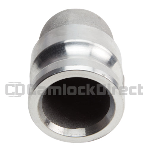 Aluminum 3" Male Camlock x 3" Female NPT 90 Degree Elbow (USA)