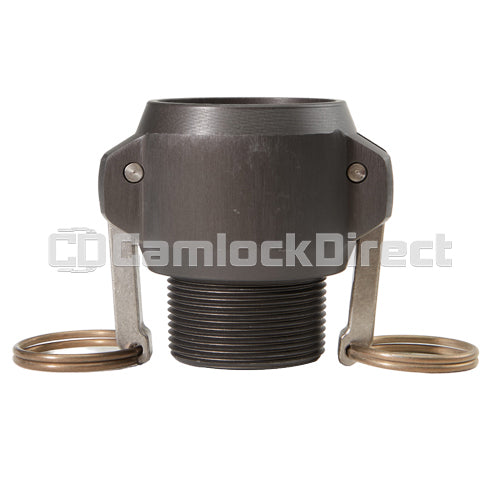 Aluminum 1 1/2" Female Camlock x 1 1/2" Male NPT High Pressure