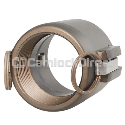 Aluminum 2 1/2" Female Camlock x 2 1/2" Female NPT High Pressure