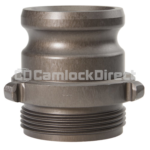 Aluminum 2 1/2" Male Camlock x 2 1/2" Male NH High Pressure