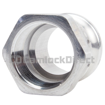 Aluminum 1 1/2" Male Camlock x 1 1/2" Female NPT