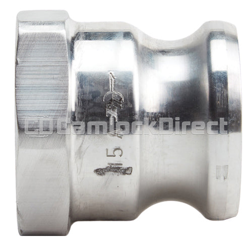 Aluminum 1 1/2" Male Camlock x 1 1/2" Female NPT