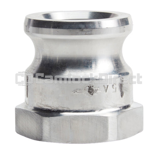 Aluminum 1 1/2" Male Camlock x 1 1/2" Female NPT