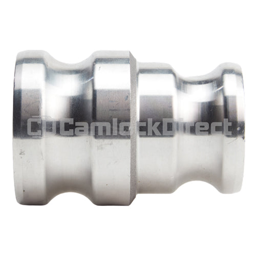 Aluminum 1 1/2" Male Camlock x 2" Male Camlock