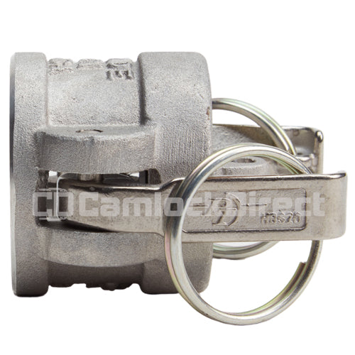 Aluminum 1 1/4" Female Camlock Dust Cap