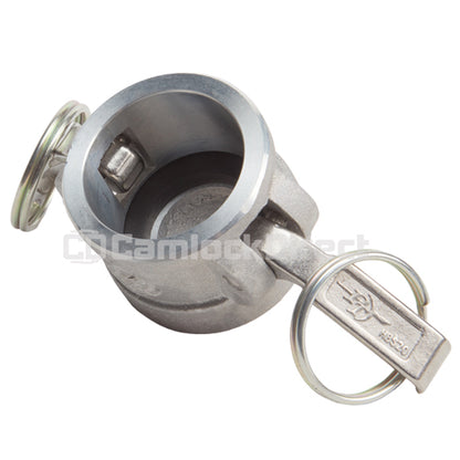 Aluminum 1 1/4" Female Camlock Dust Cap