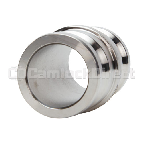 Stainless Steel 1 1/2" Male Camlock x 1 1/2" Male Camlock