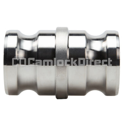 Stainless Steel 1 1/2" Male Camlock x 1 1/2" Male Camlock