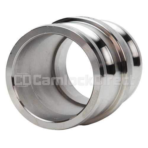 Stainless Steel 3" Male Camlock x 3" Male Camlock