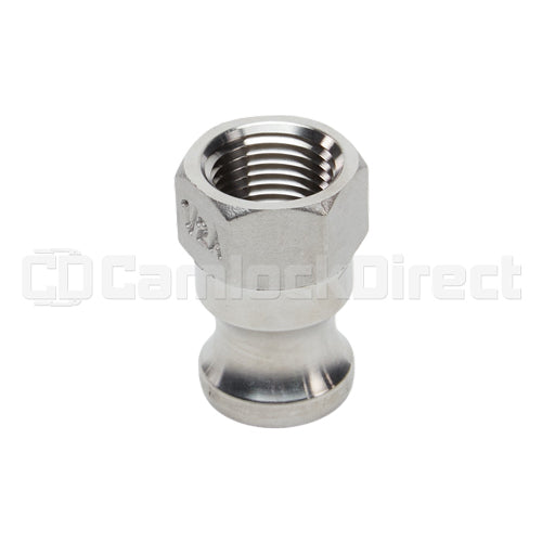 Stainless Steel 1/2" Male Camlock x 1/2" Female NPT