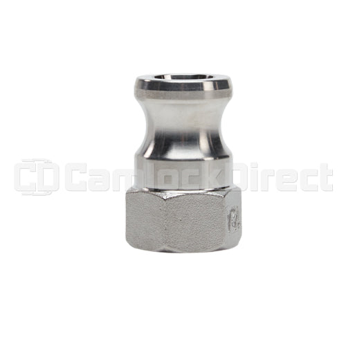 Stainless Steel 1/2" Male Camlock x 1/2" Female NPT