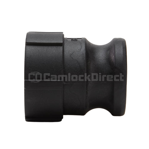 Plastic 1 1/2" Male Camlock x 1 1/2" Female NPT