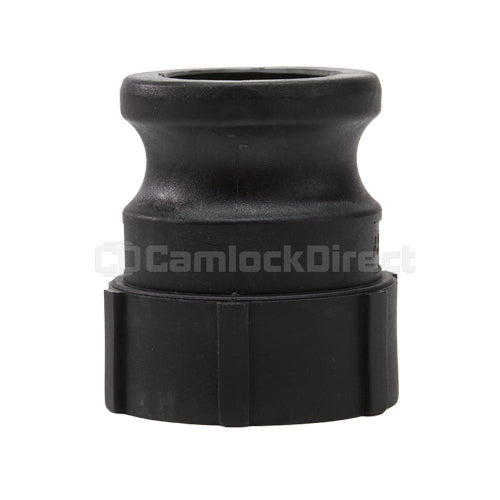 Plastic 1 1/2" Male Camlock x 1 1/2" Female NPT