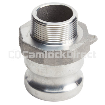 Aluminum 2" Male Camlock x 1 1/2" Male NPT