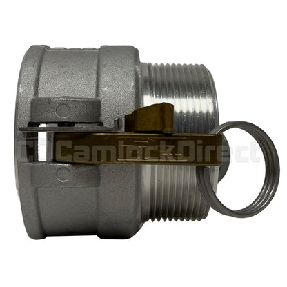 Aluminum Sta-Lok II 5" Female Camlock x 5" Male NPT (USA)