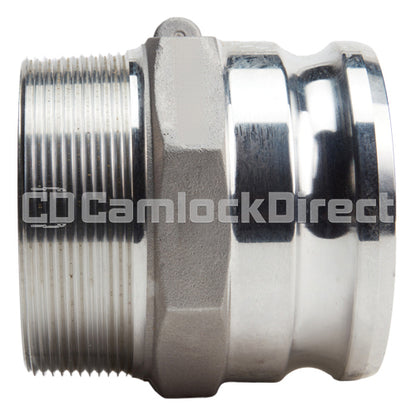 Aluminum 6" Male Camlock x 6" Male NPT (USA)