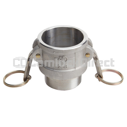 Steel 2" Camlock Thin Barrel Strainer