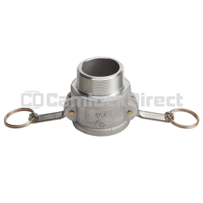 Steel 2" Camlock Thin Barrel Strainer