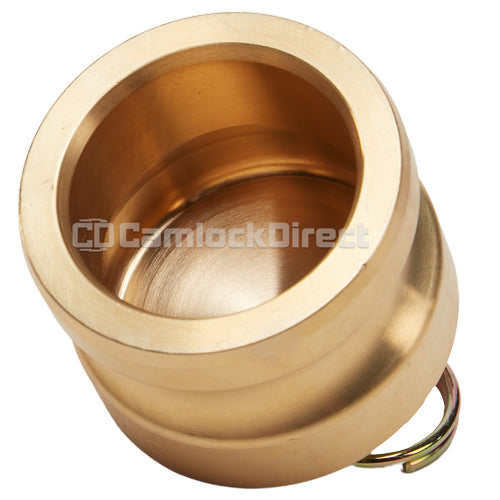 Brass 3" Male Camlock Dust Plug (USA)