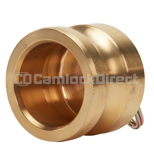 Brass 3" Male Camlock Dust Plug (USA)