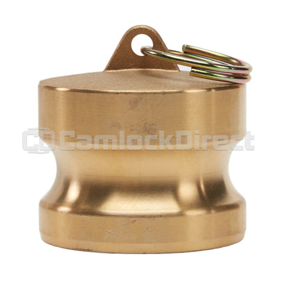 Brass 3" Male Camlock Dust Plug (USA)