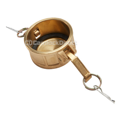 Brass 3" Female Camlock Dust Cap (USA)