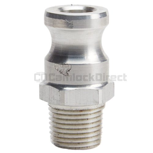 Aluminum 1/2" Male Camlock x 1/2" Male NPT (USA)