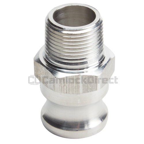 Aluminum 3/4" Male Camlock x 3/4" Male NPT (USA)