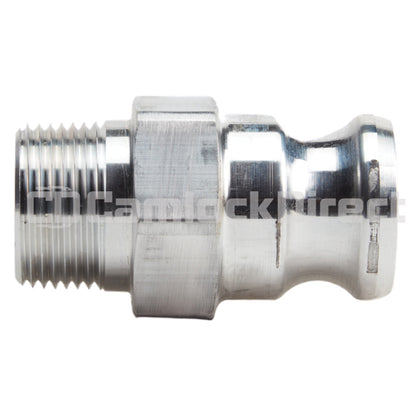 Aluminum 1" Male Camlock x 1" Male NPT (USA)