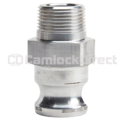 Aluminum 1" Male Camlock x 1" Male NPT (USA)