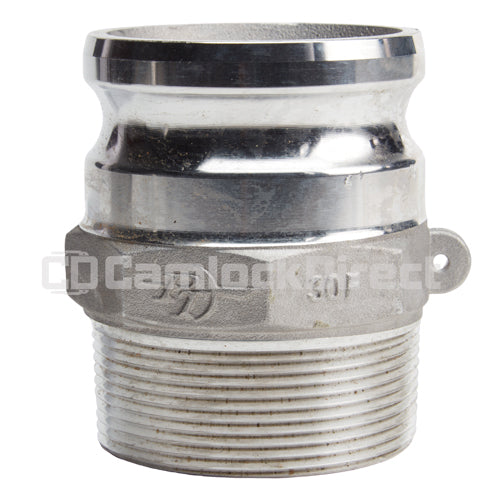 Aluminum 3" Male Camlock x 3" Male NPT (USA)