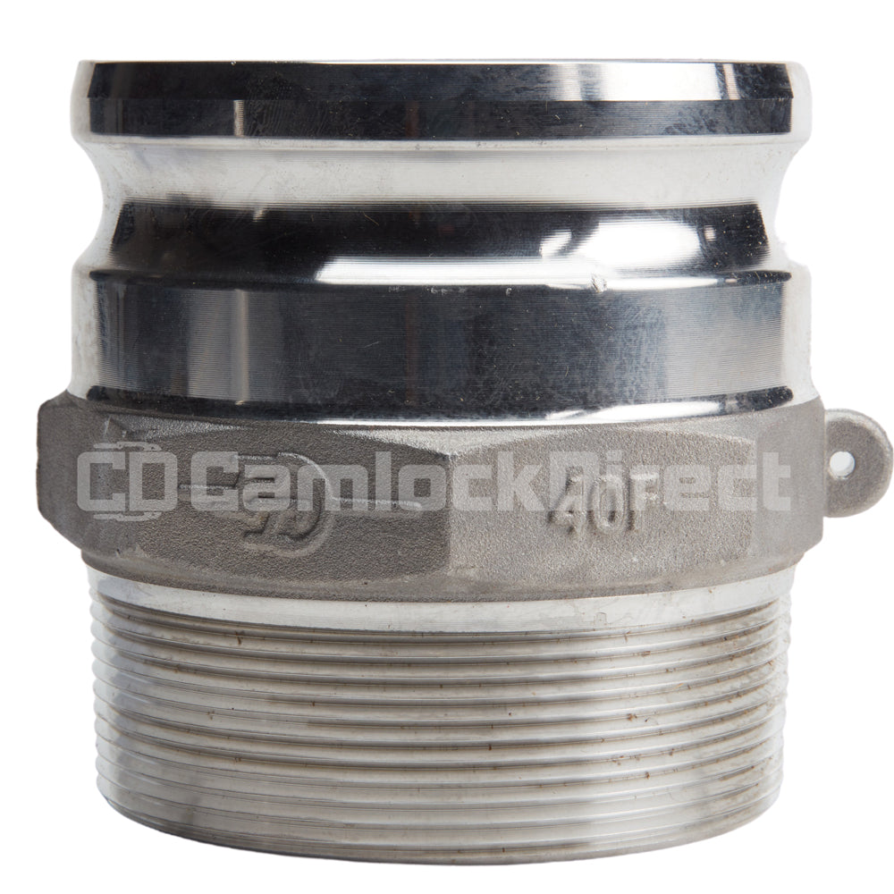 Aluminum 4" Male Camlock x 4" Male NPT (USA)