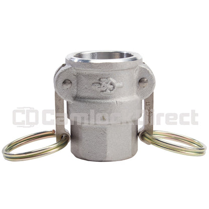 Aluminum 1" Female Camlock x 1" Female NPT (USA)