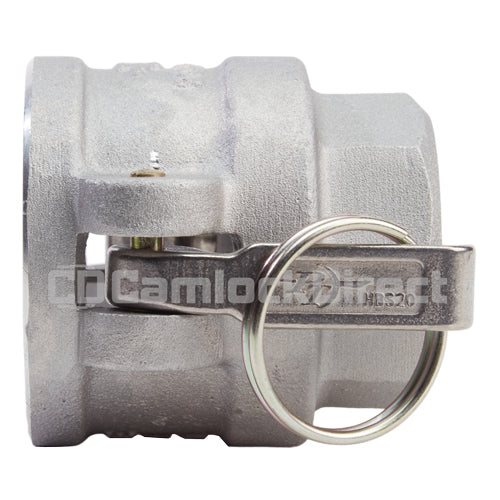 Aluminum 2" Female Camlock x 1 1/2" Female NPT (USA)