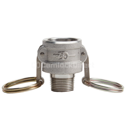 Aluminum 3/4" Female Camlock x 3/4" Male NPT (USA)