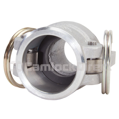 Aluminum 1" Female Camlock x 1" Male NPT (USA)