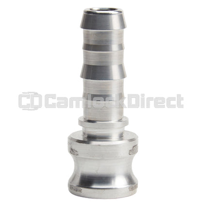 Aluminum 1/2" Male Camlock to Hose Shank (USA)