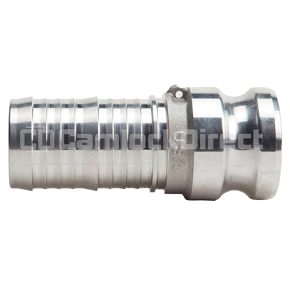 Aluminum 2" Male Camlock to Hose Shank (USA)